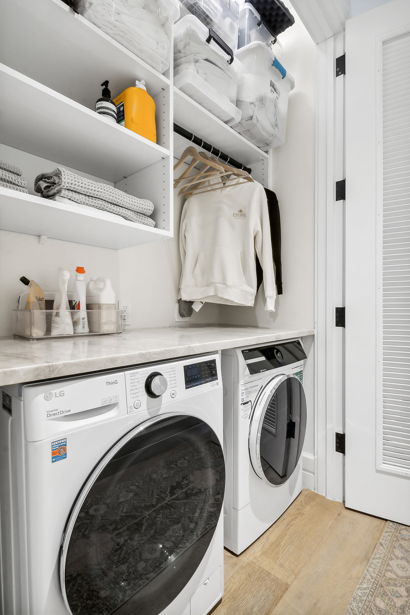 374 14th Street Brooklyn, NY 11215 - Photo 7 of 11 a utility room with dryer and washer
