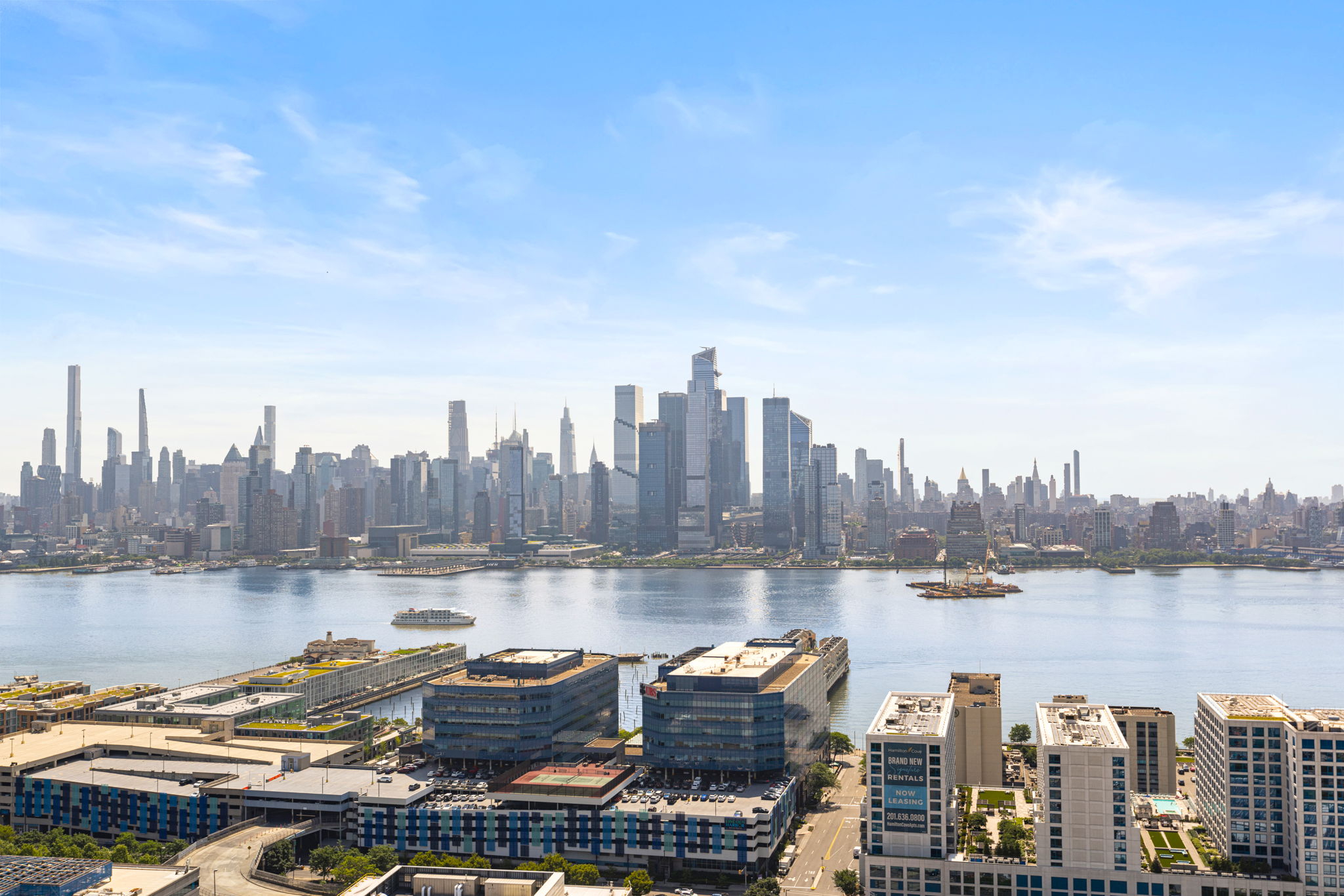 380 Mountain Road, Unit 1906 Union City, NJ 07087 - Photo 14 of 18 a view of a lake with tall building