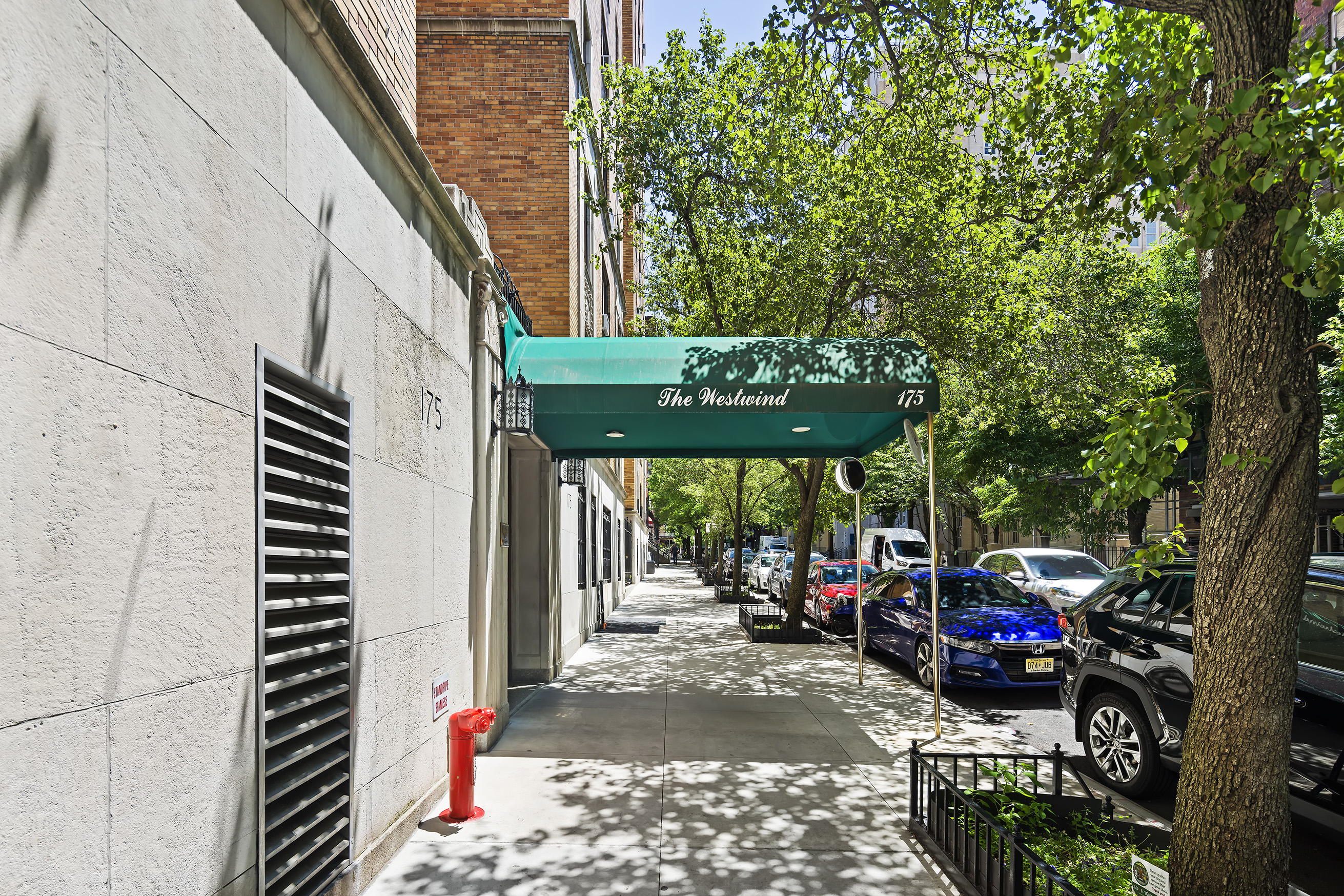 175 West 93rd Street, Unit 10C Manhattan, NY 10025 - Photo 14 of 16 a view of a car park in front of a building