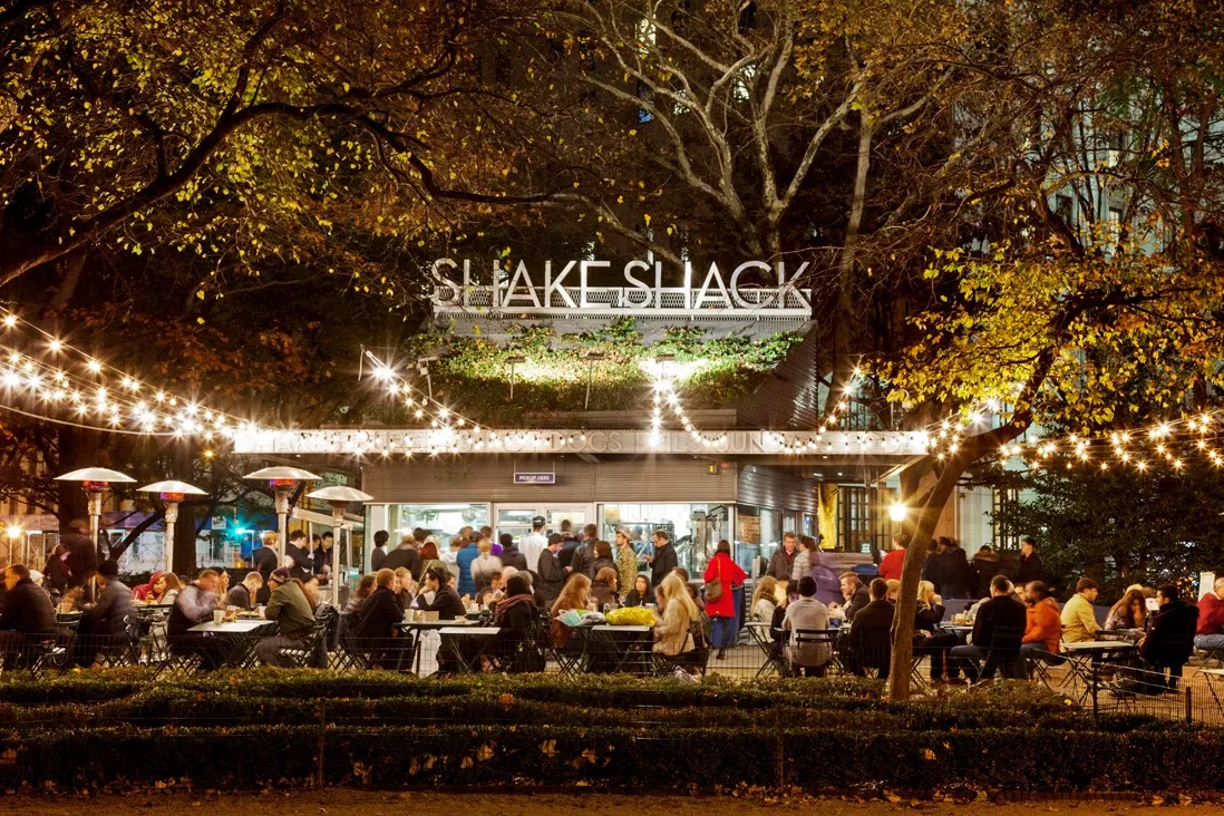 a view of a store with a lot of people