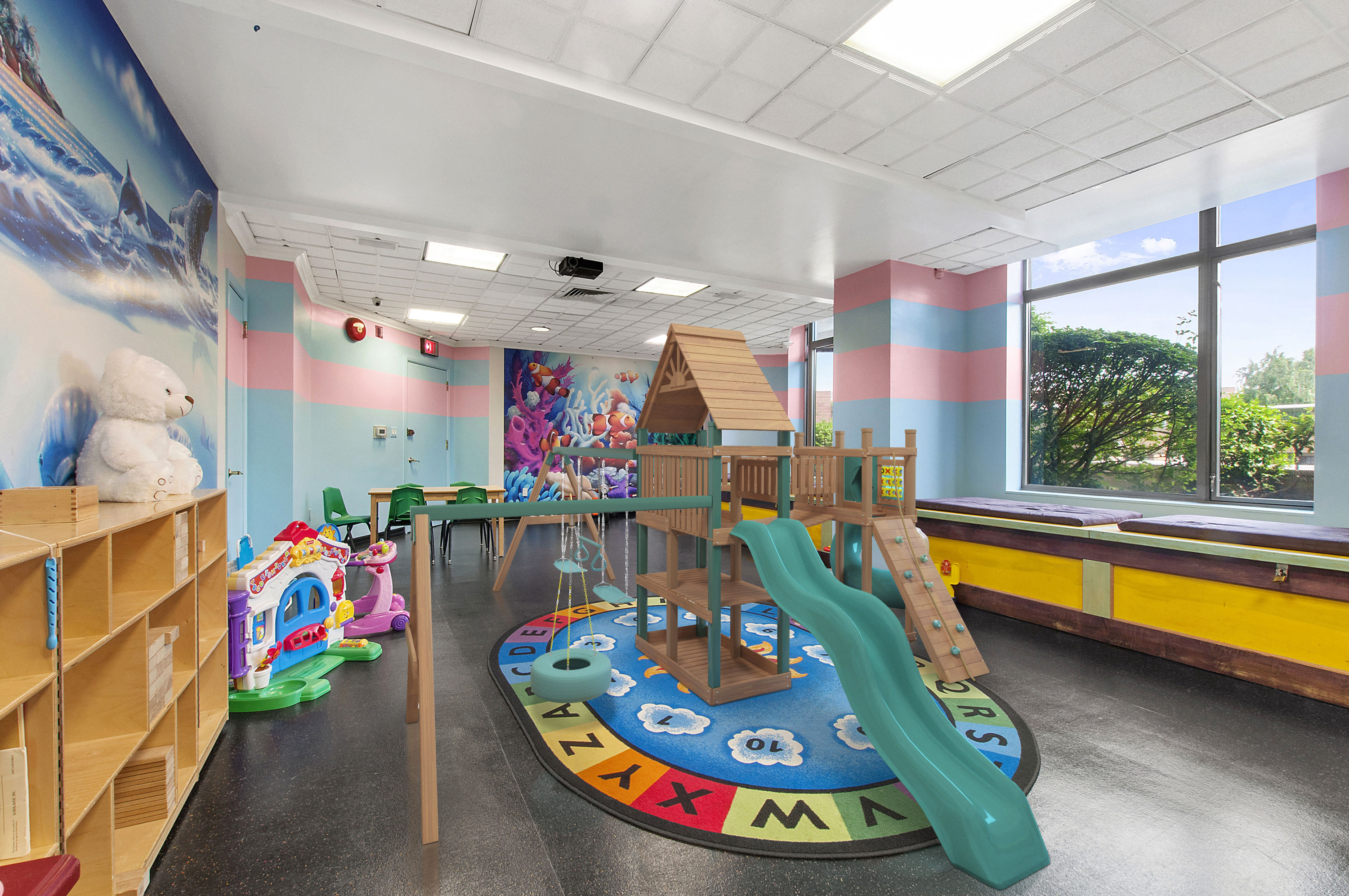 112-01 Queens Boulevard, Unit 7E Queens, NY 11375 - Photo 20 of 27 wooden floor with outdoor seating