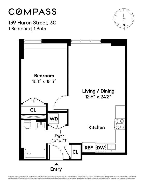 $5,000 | 139 Huron Street, Unit 3C | Greenpoint