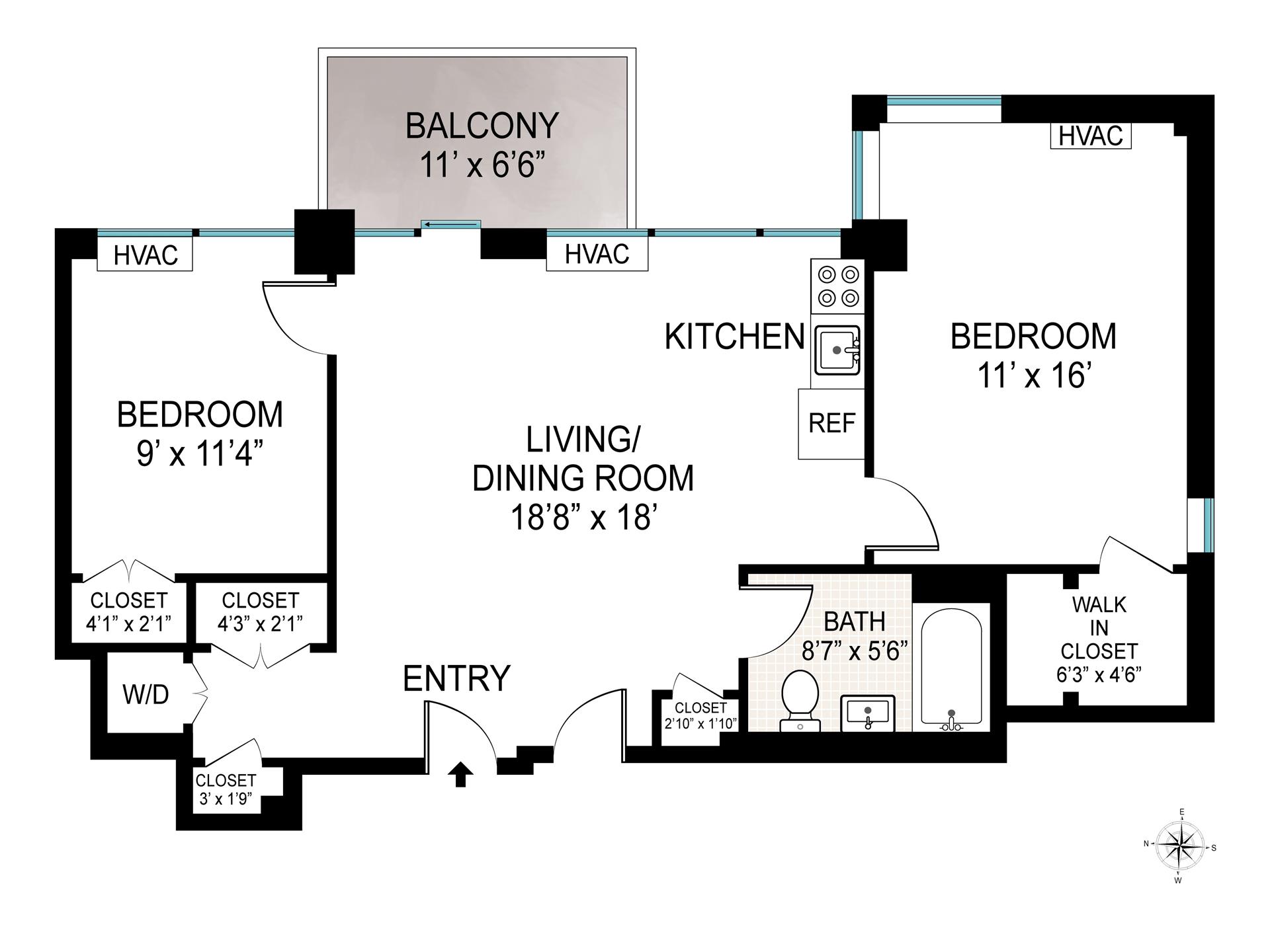 480 Humboldt Street, Unit 3B Brooklyn, NY 11211 - Photo 17 of 17 a picture of a book and a bed