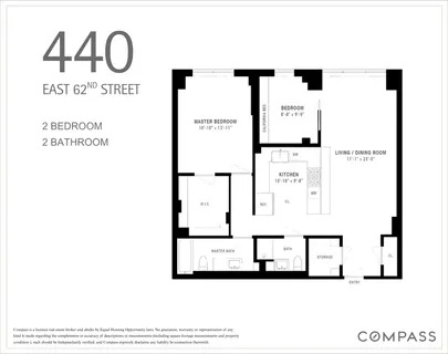 $995,000 | 440 East 62nd Street, Unit 20E | Lenox Hill