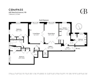 $2,500,000 | 645 West End Avenue, Unit 11D | Upper West Side