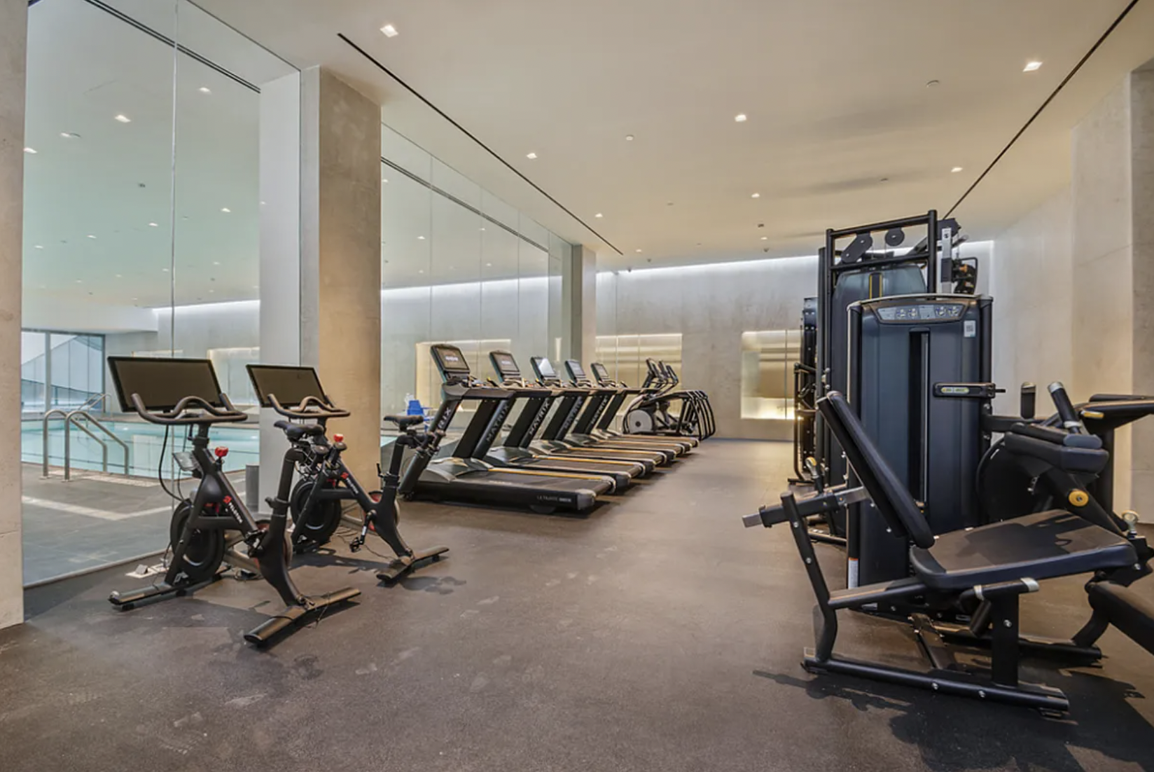 121 East 22nd Street, Unit N203 Manhattan, NY 10010 - Photo 6 of 10 a view of a room with gym equipment