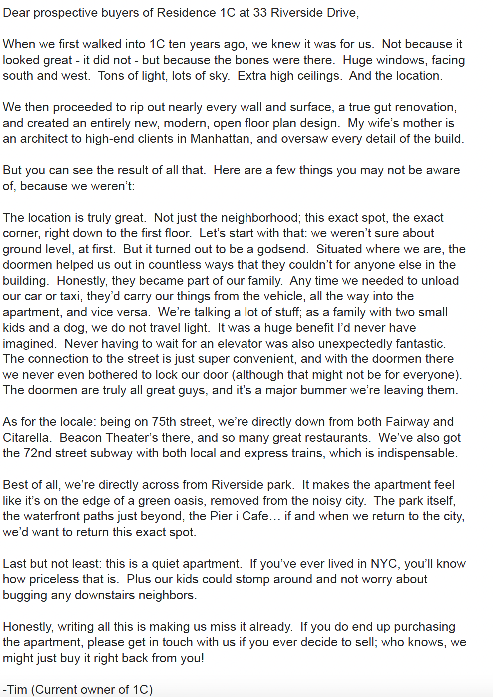 33 Riverside Drive, Unit 1C Manhattan, NY 10023 - Photo 21 of 22