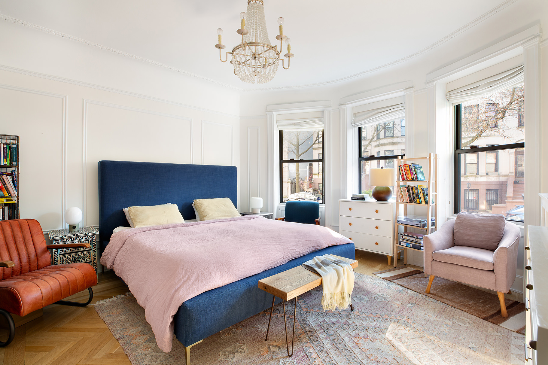 567 8th Street, Unit 2 Brooklyn, NY 11215 - Photo 3 of 9 a bedroom with a bed and wooden floor