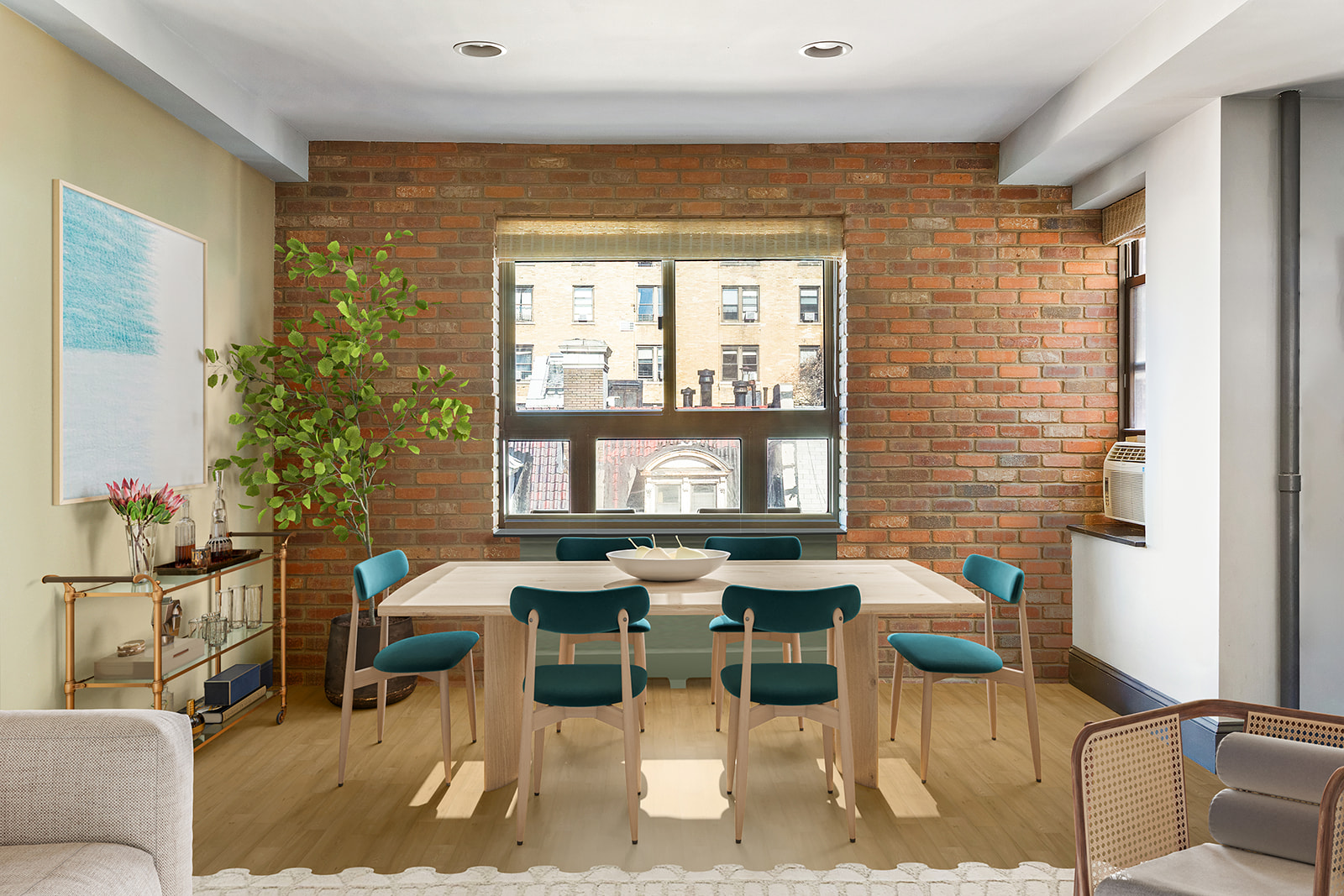 316 West 84th Street, Unit 6B Manhattan, NY 10024 - Photo 1 of 10 a view of a dining room with furniture and a potted plant