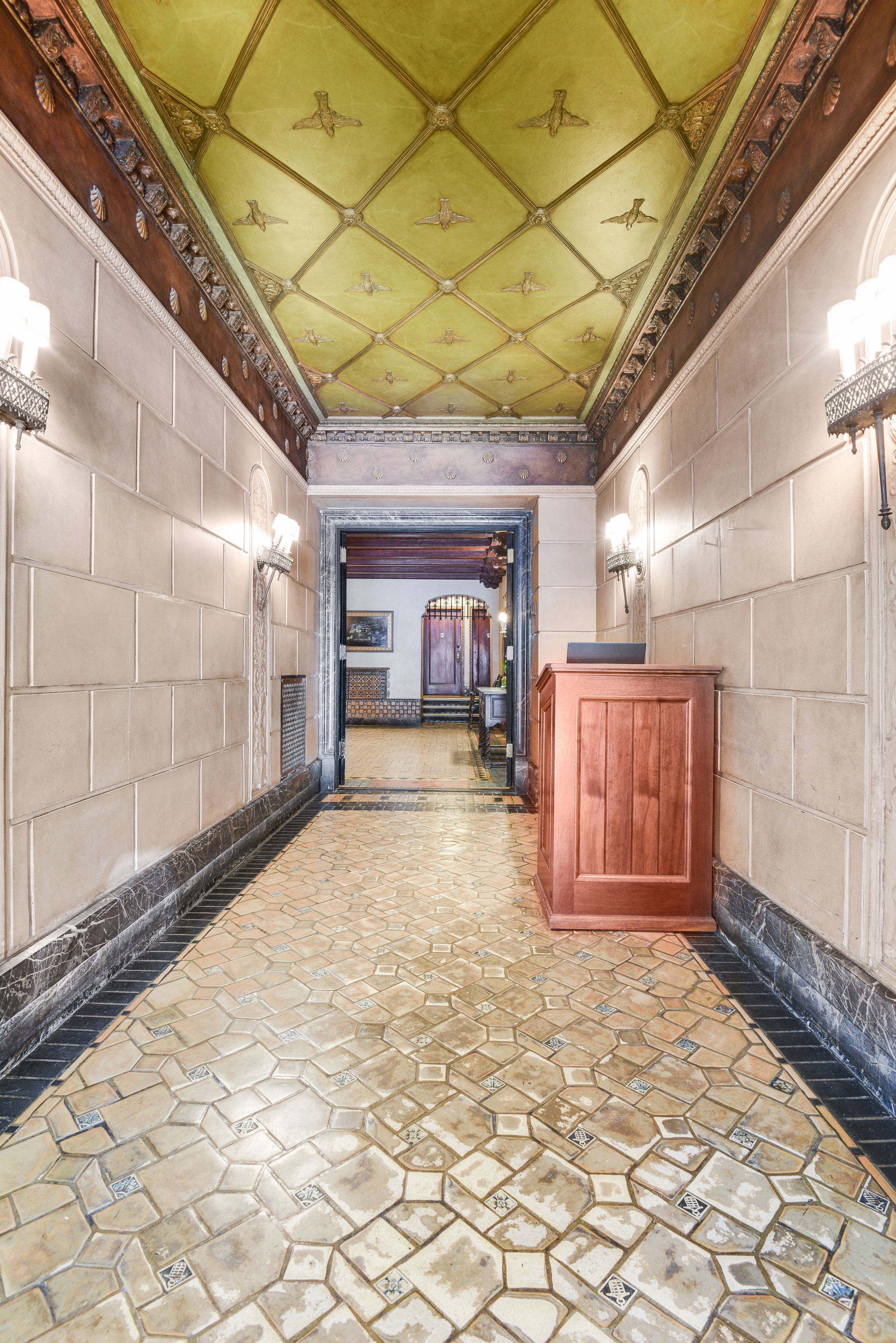 41 West 96th Street, Unit 1B Manhattan, NY 10025 - Photo 18 of 24 a view of a room with wooden walls