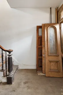 a view of front door with hallway