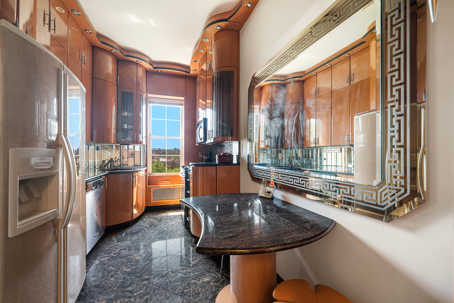 68-10 108th Street, Unit 6D Queens, NY 11375 - Photo 4 of 15 a room with fireplace and windows