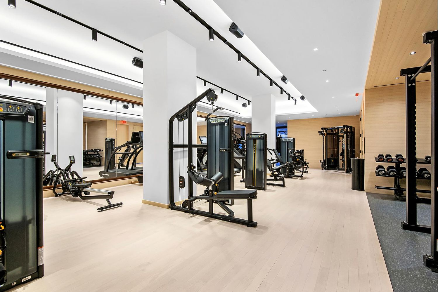 250 West 96th Street, Unit 18C Manhattan, NY 10025 - Photo 19 of 28 a view of a room with gym equipment