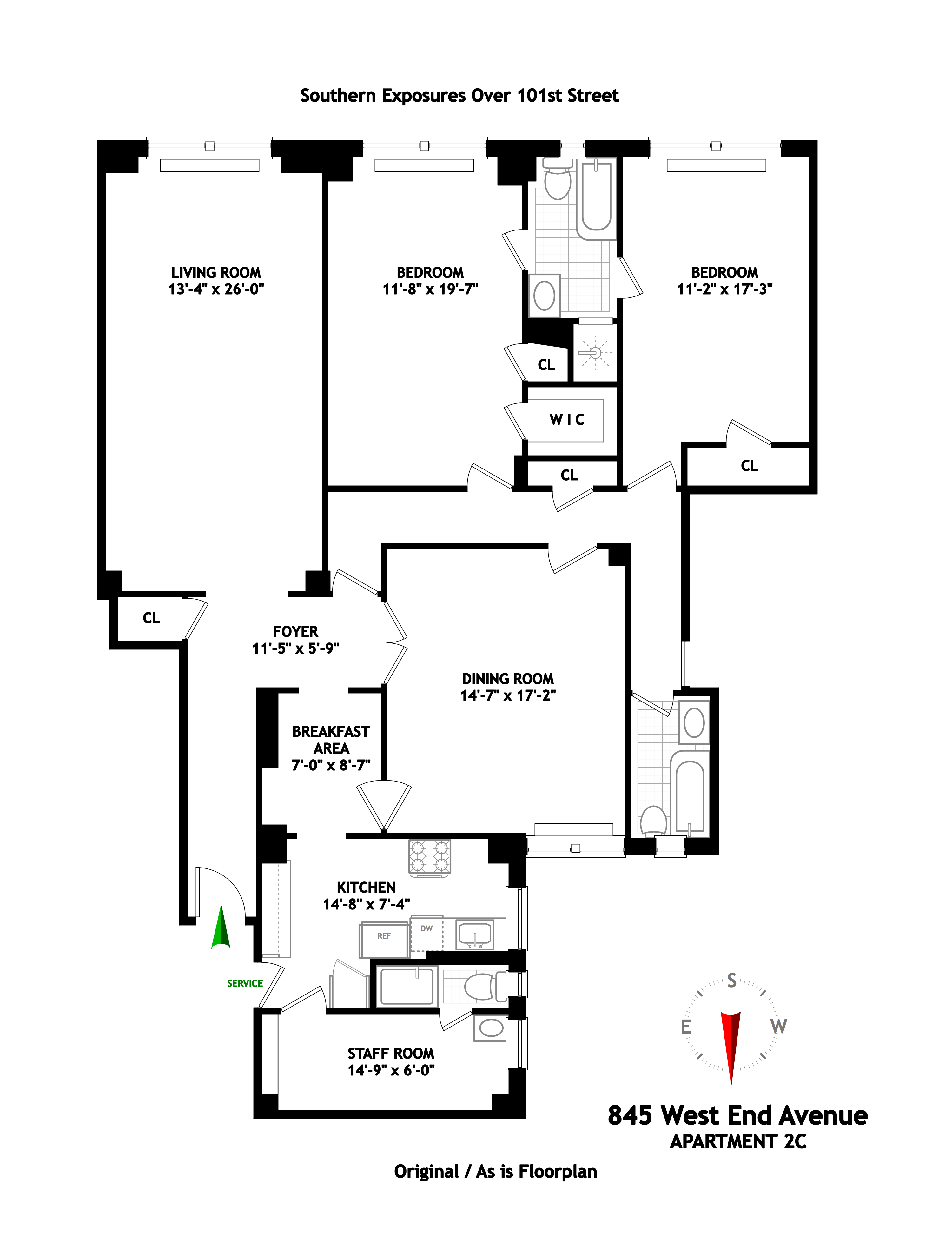 845 West End Avenue, Unit 2C Manhattan, NY 10025 - Photo 19 of 20