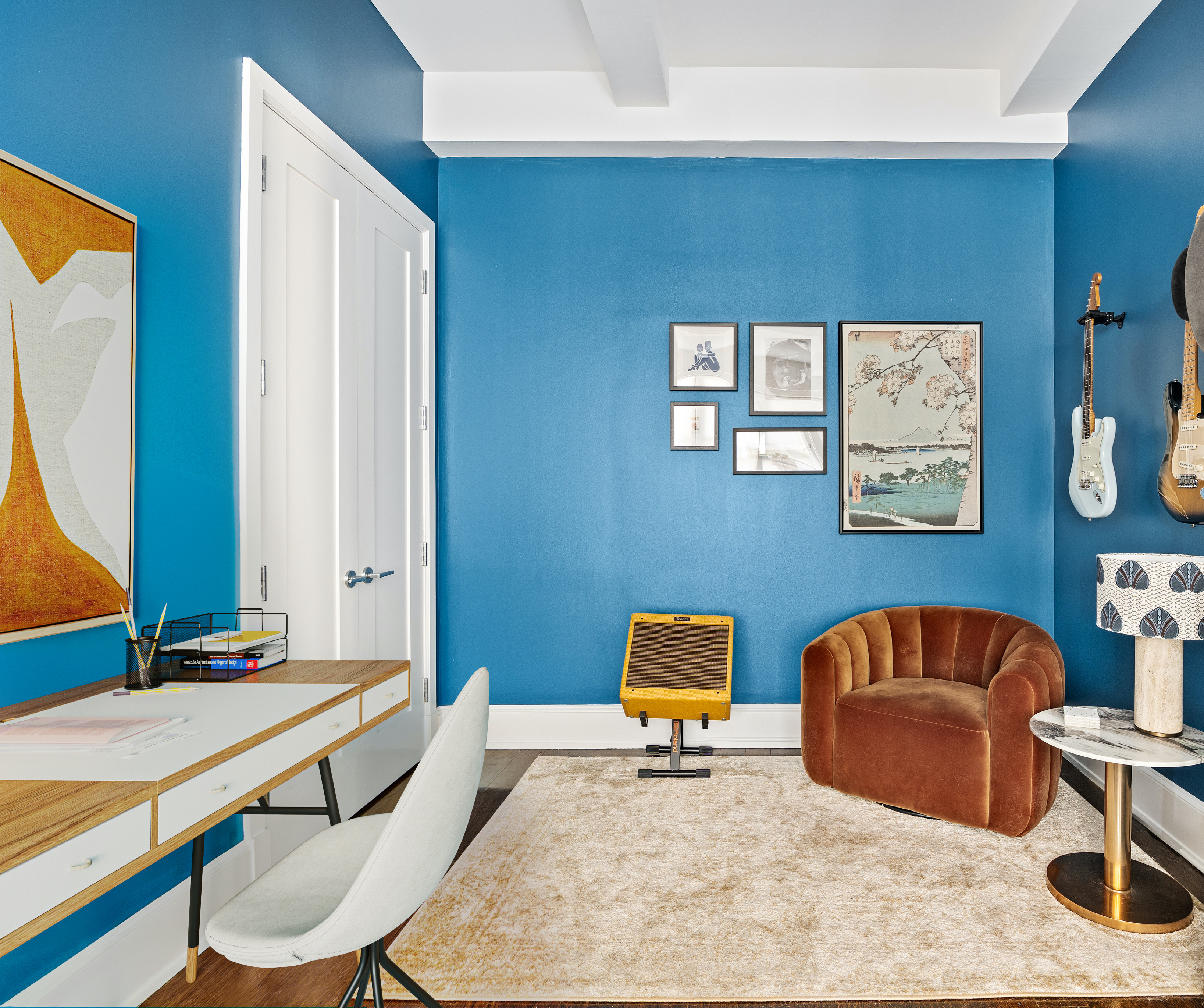 260 Park Avenue South, Unit 6I Manhattan, NY 10010 - Photo 8 of 9 a living room with furniture and a air conditioner vent