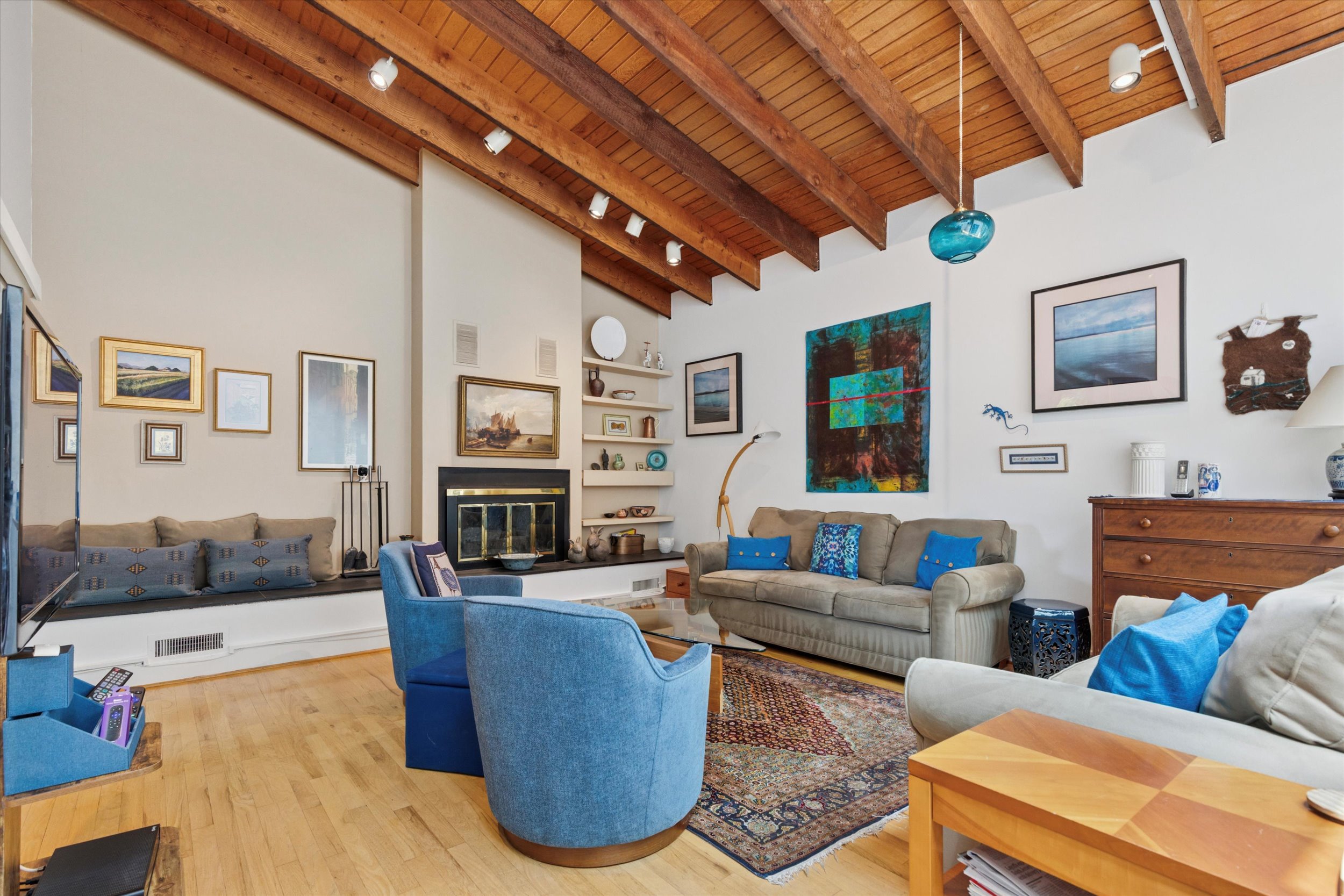 376 Merion Road Merion Station, PA 19066 - Photo 12 of 35 a living room with furniture and a flat screen tv