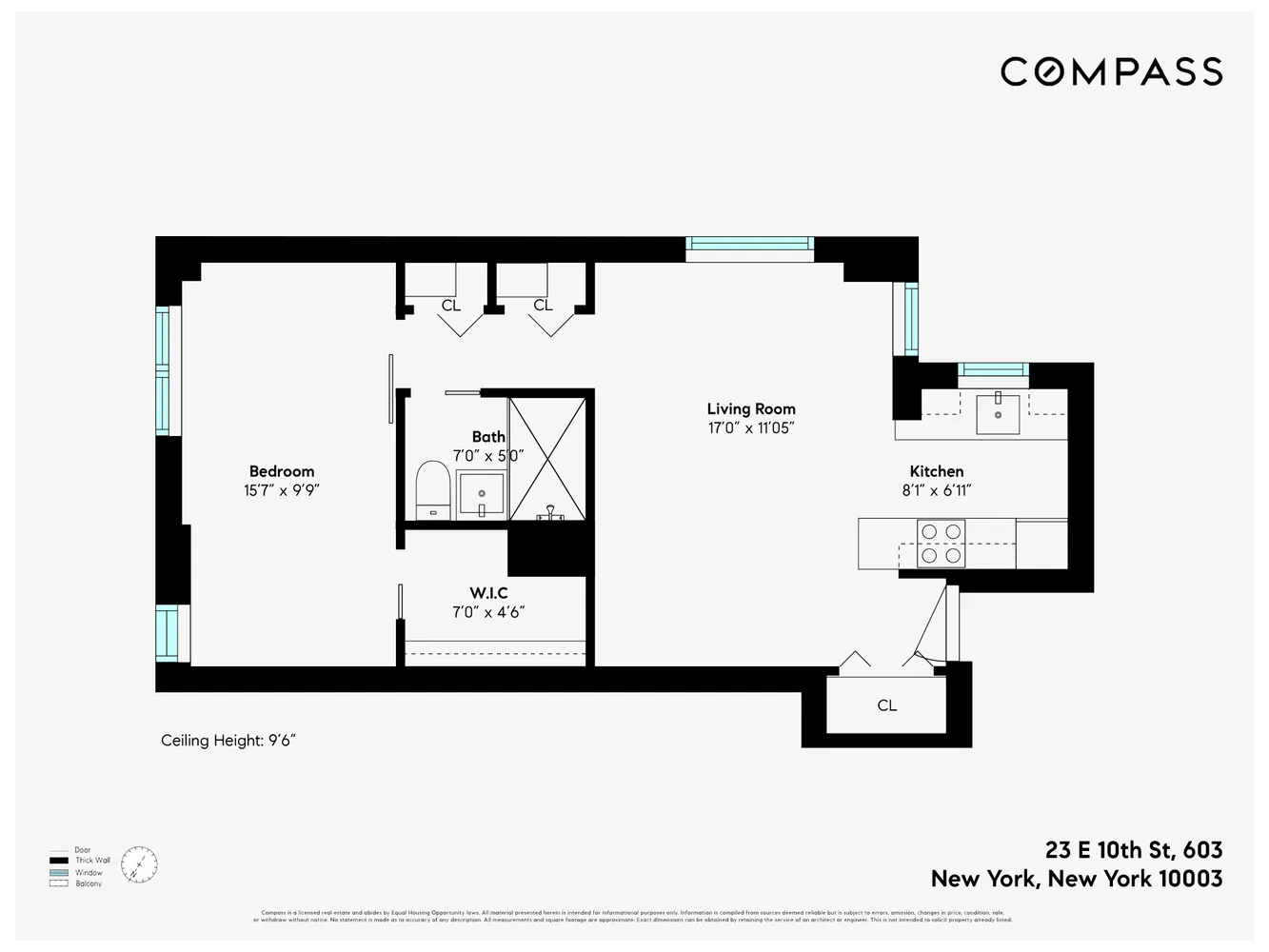 $999,000 | 23 East 10th Street, Unit 603 | Greenwich Village