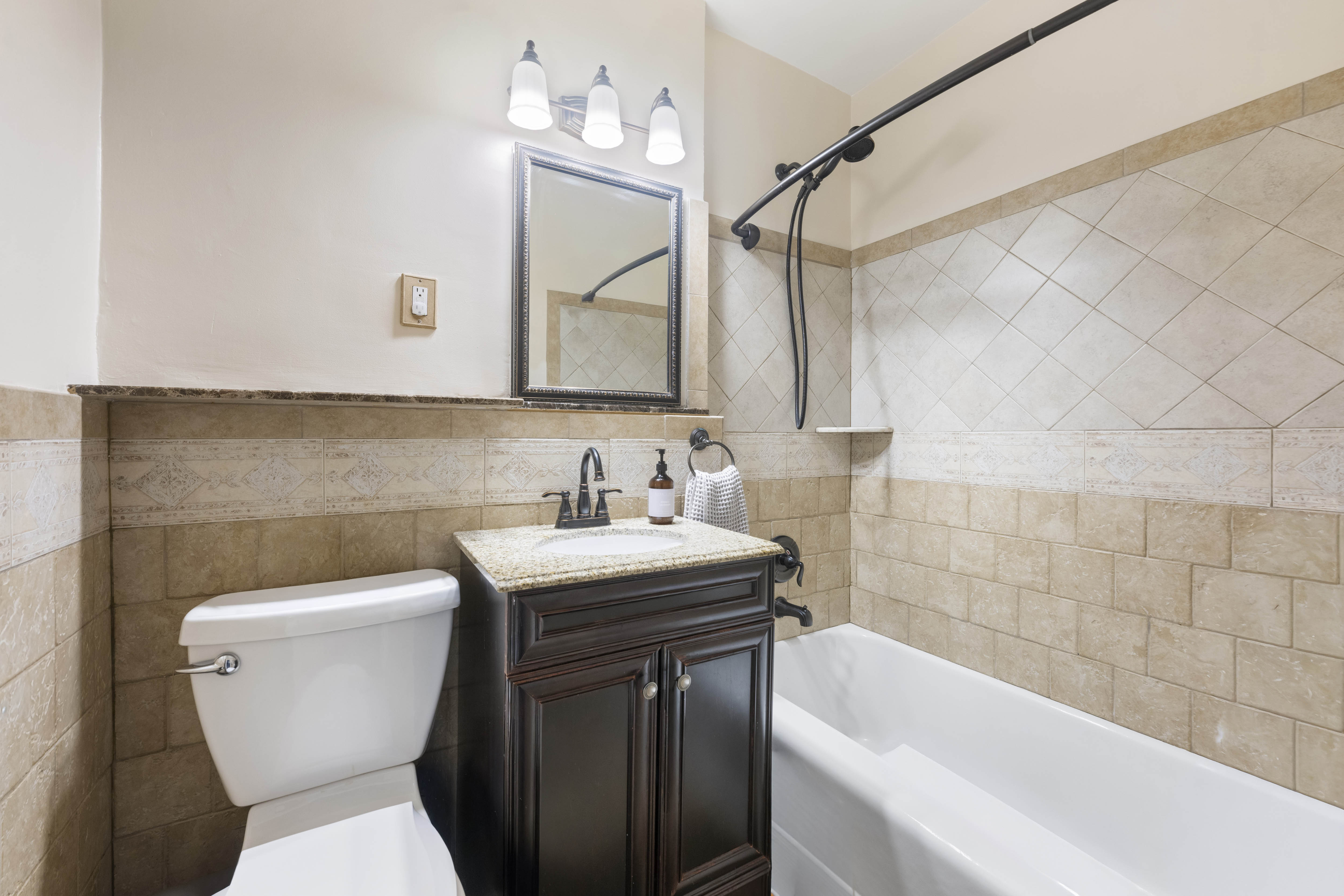 3475 Greystone Avenue, Unit 7B Bronx, NY 10463 - Photo 12 of 13 a bathroom with a sink toilet and shower