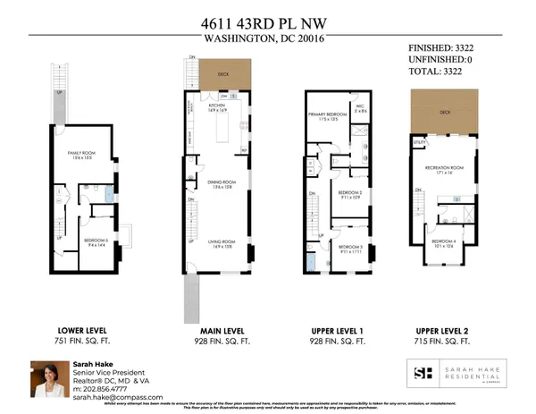 $2,249,000 | 4611 43rd Place Northwest, Washington, DC 20016