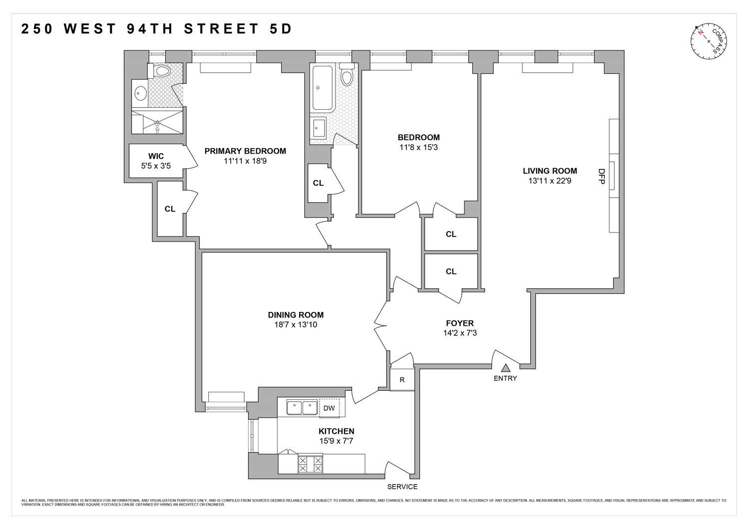 250 West 94th Street, Unit 5D Manhattan, NY 10025 - Photo 17 of 17 unknown