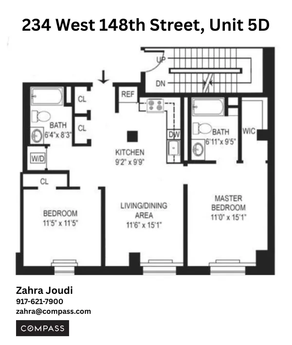 $3,400 | 234 West 148th Street, Unit 5D | Central Harlem