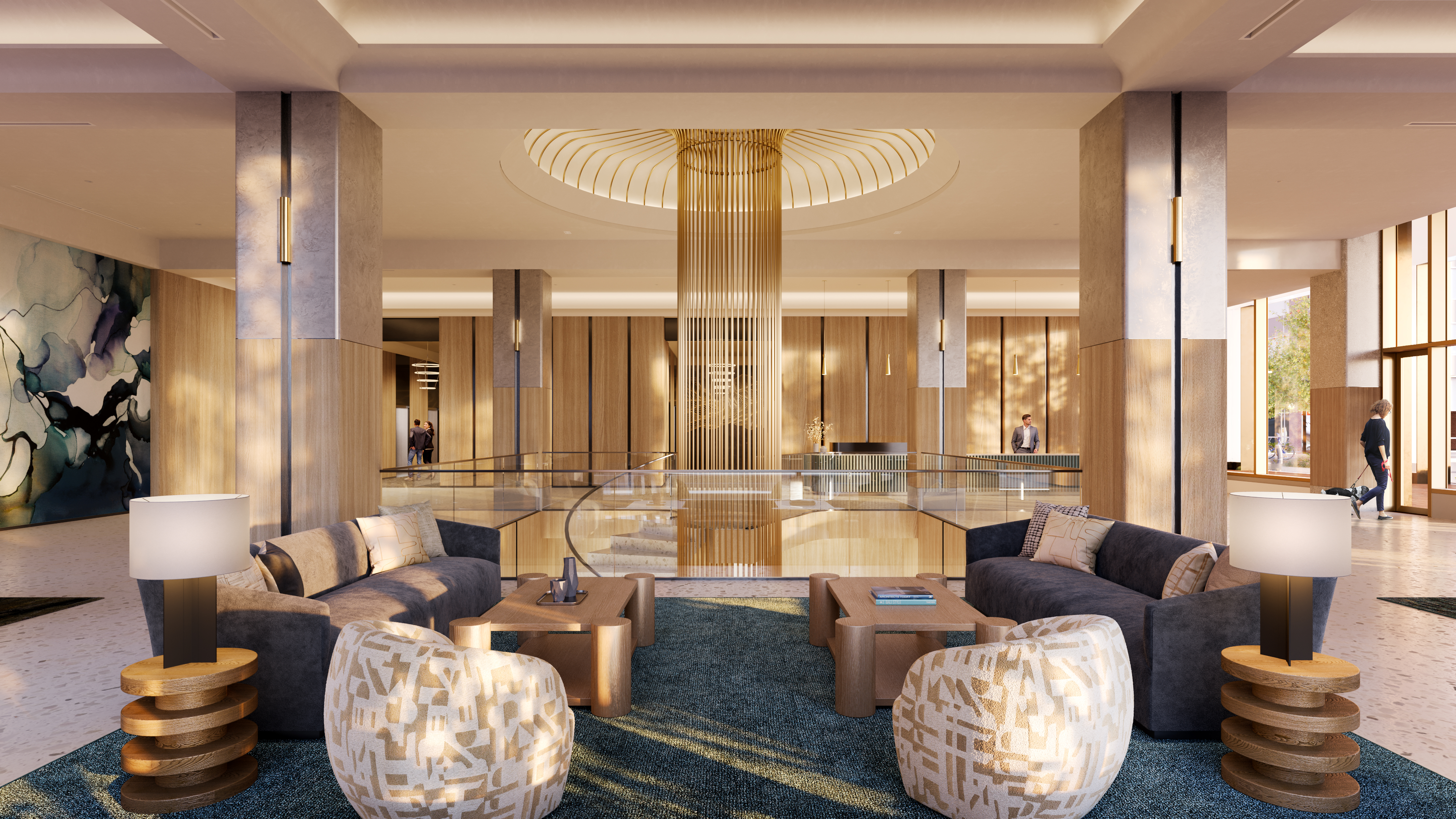 160 Water Street, Unit 27H Manhattan, NY 10038 - Photo 2 of 14 a large living room with furniture and a large window