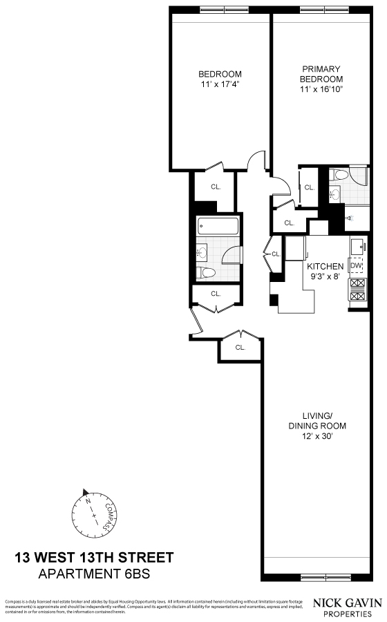 13 West 13th Street, Unit 6BS Manhattan, NY 10011 - Photo 11 of 11 Gallery Image 11