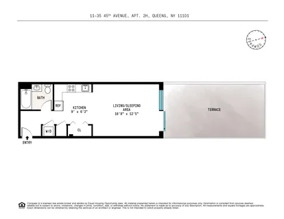 $700,000 | 11-35 45th Avenue, Unit 2H | Long Island City