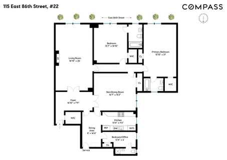 $2,200,000 | 115 East 86th Street, Unit 22 | Upper East Side