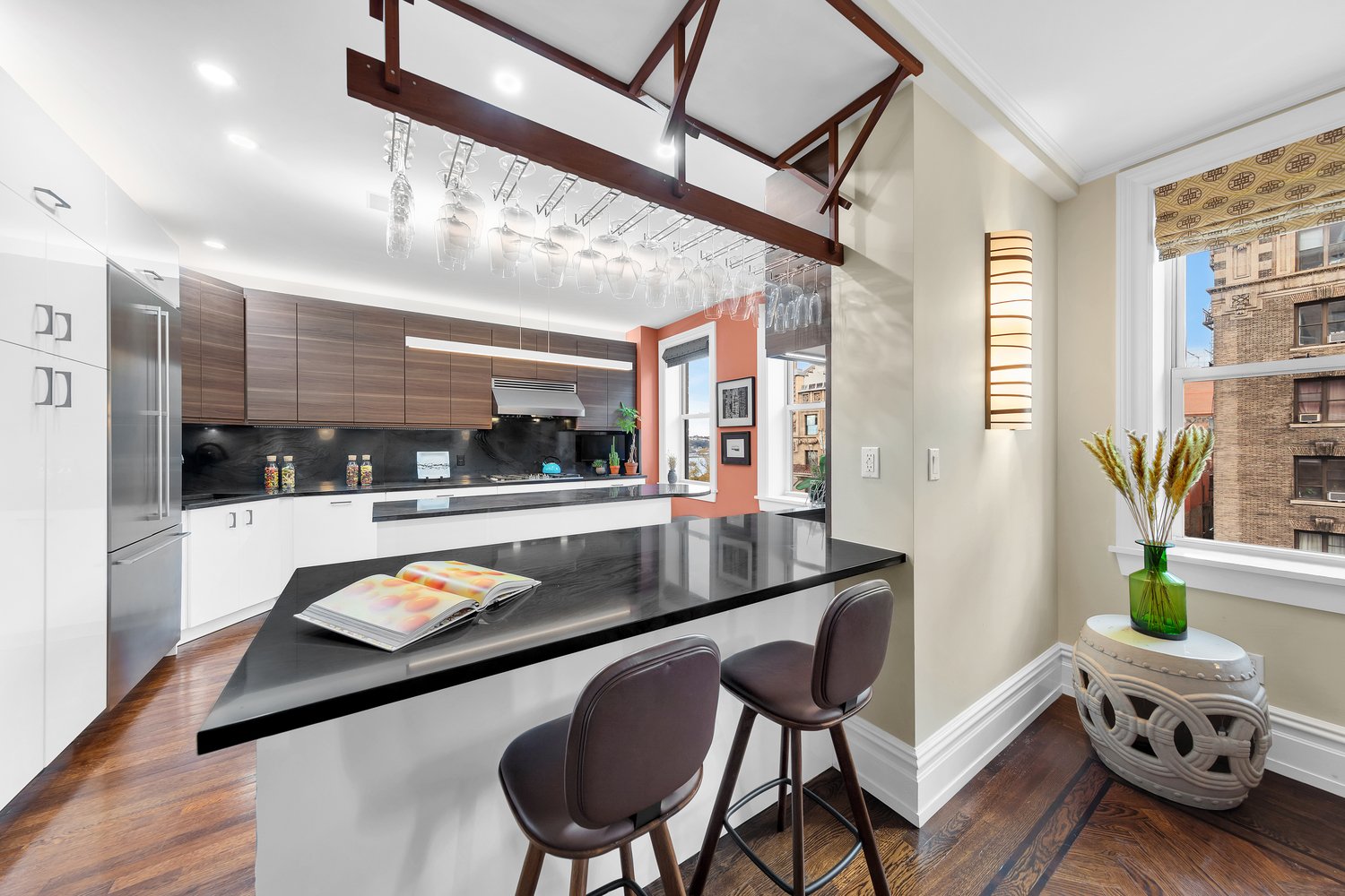 610 West 110th Street, Unit 8AB Manhattan, NY 10025 - Photo 2 of 14 a room with furniture and view of kitchen