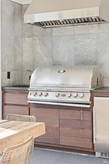a close view of a stove