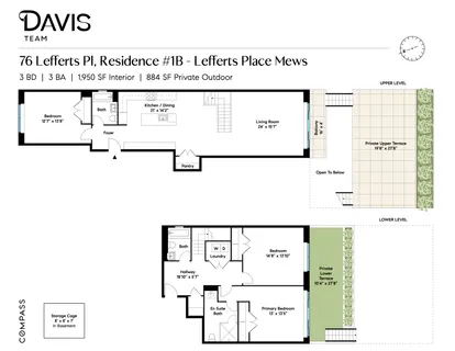 $2,600,000 | 76 Lefferts Place, Unit 1B | Clinton Hill