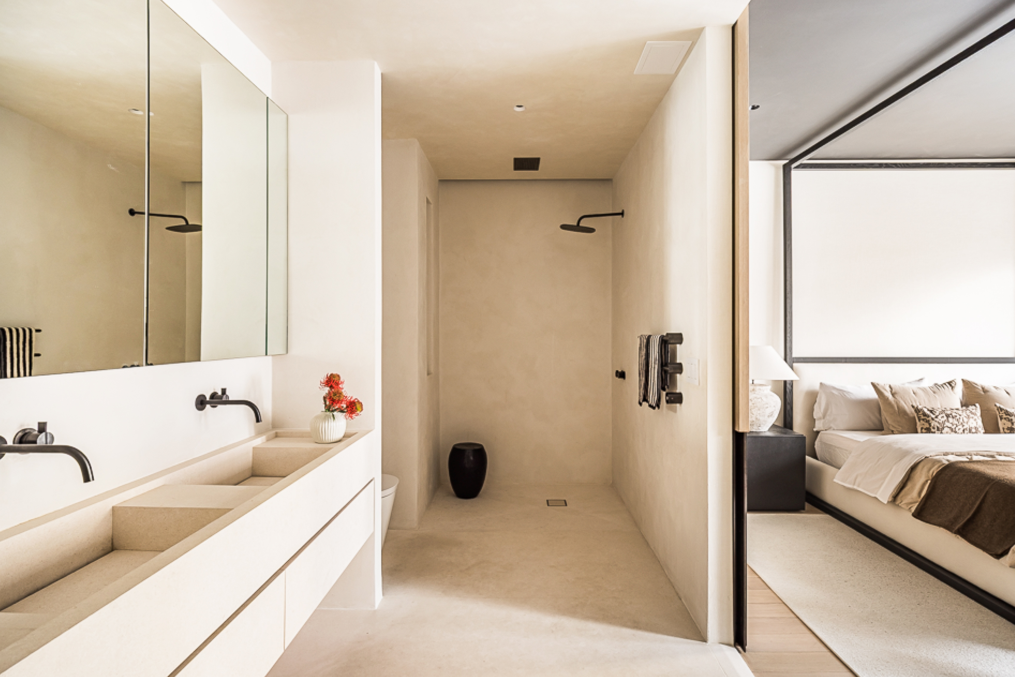 415 Washington Street, Unit 5A Manhattan, NY 10013 - Photo 15 of 21 a bathroom with a tub shower and sink