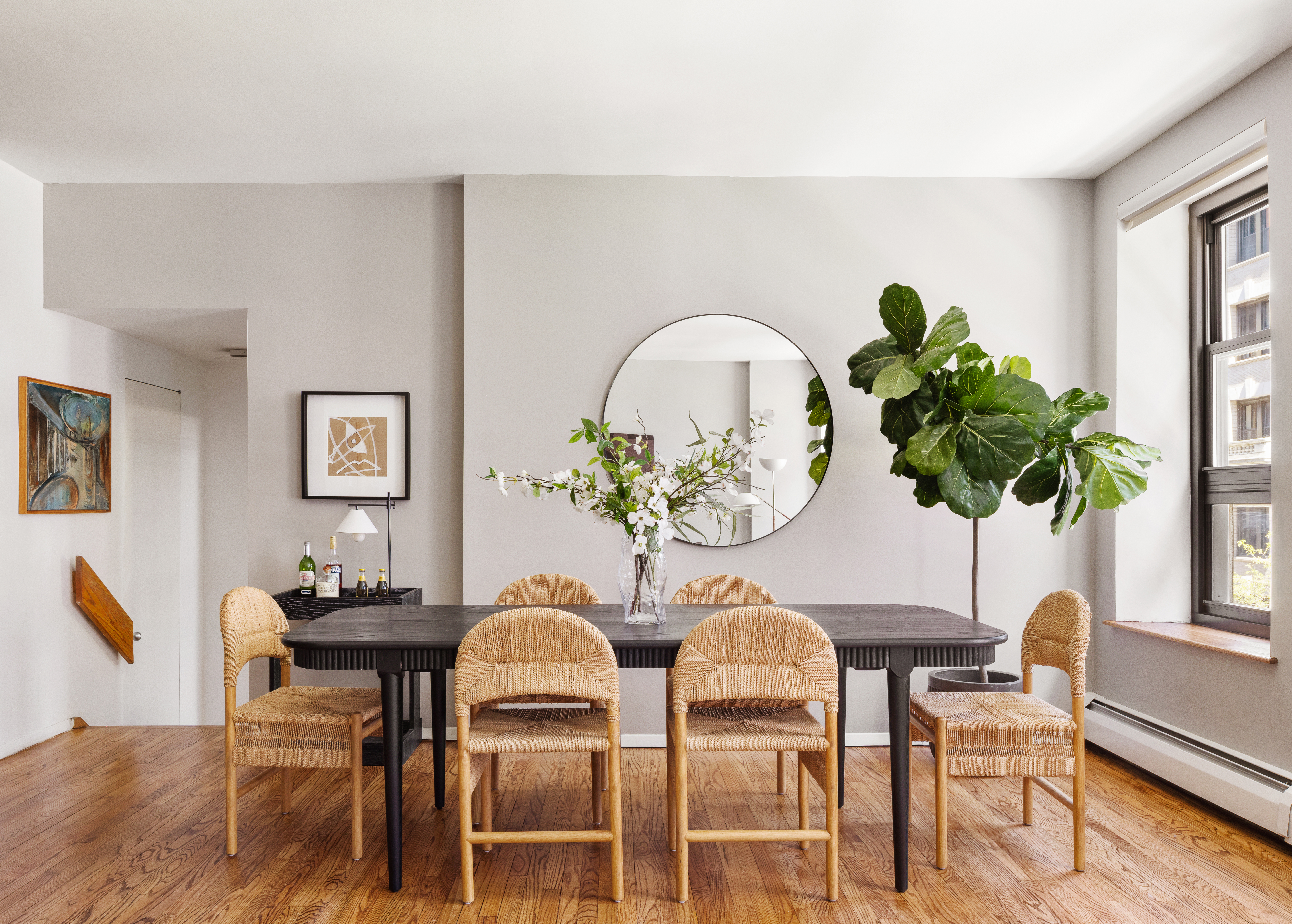 305 West 98th Street, Unit 4AN Manhattan, NY 10025 - Photo 3 of 10 a view of a dining room with furniture window and wooden floor