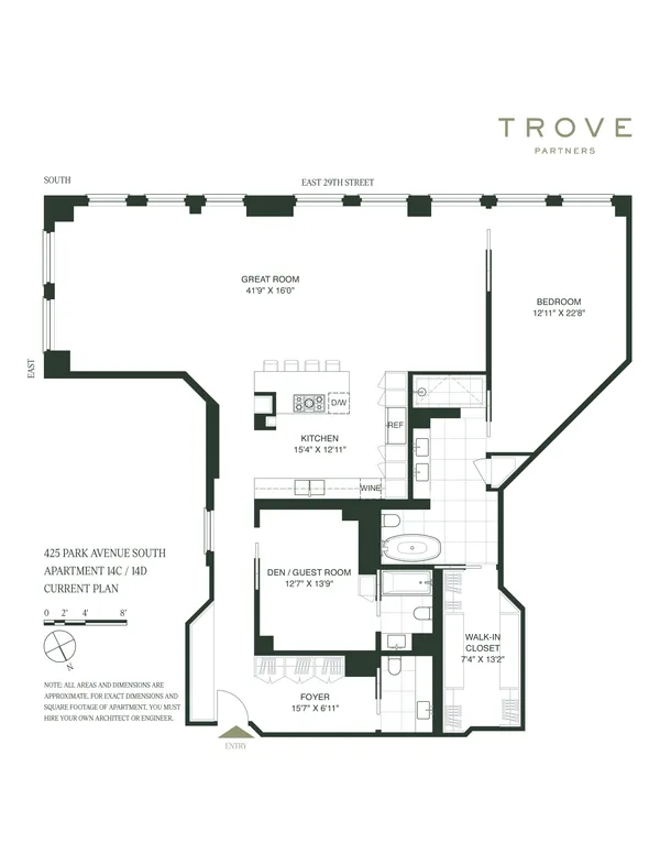 $2,795,000 | 425 Park Avenue South, Unit 14CD | NoMad