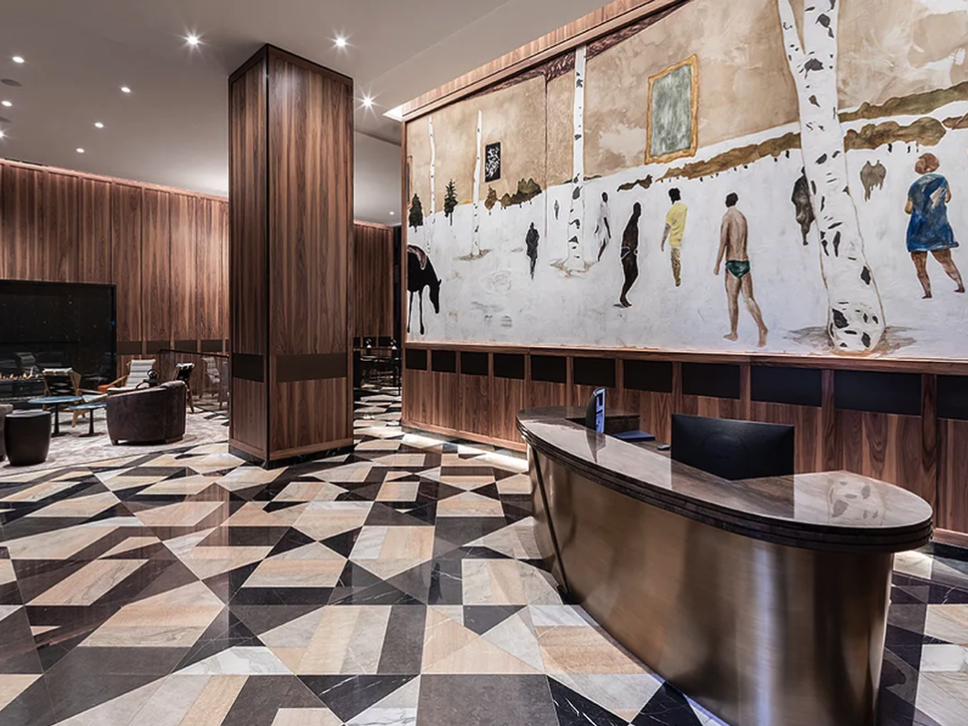 30 East 29th Street, Unit 36D Manhattan, NY 10016 - Photo 11 of 13 a kitchen with a appliances a sink and a refrigerator