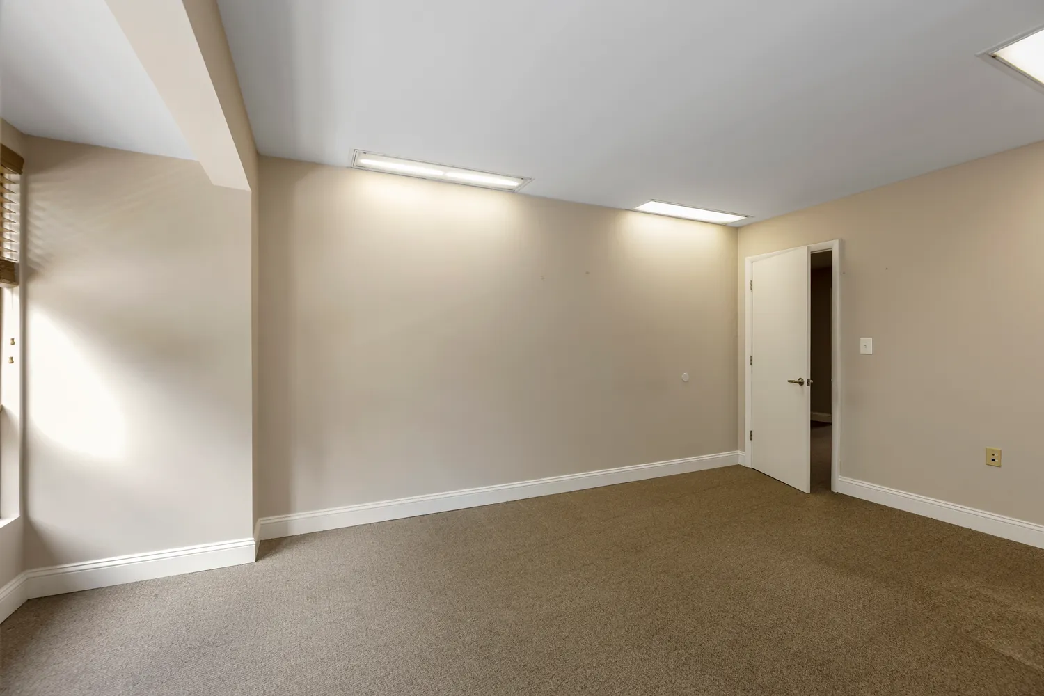 a view of an empty room