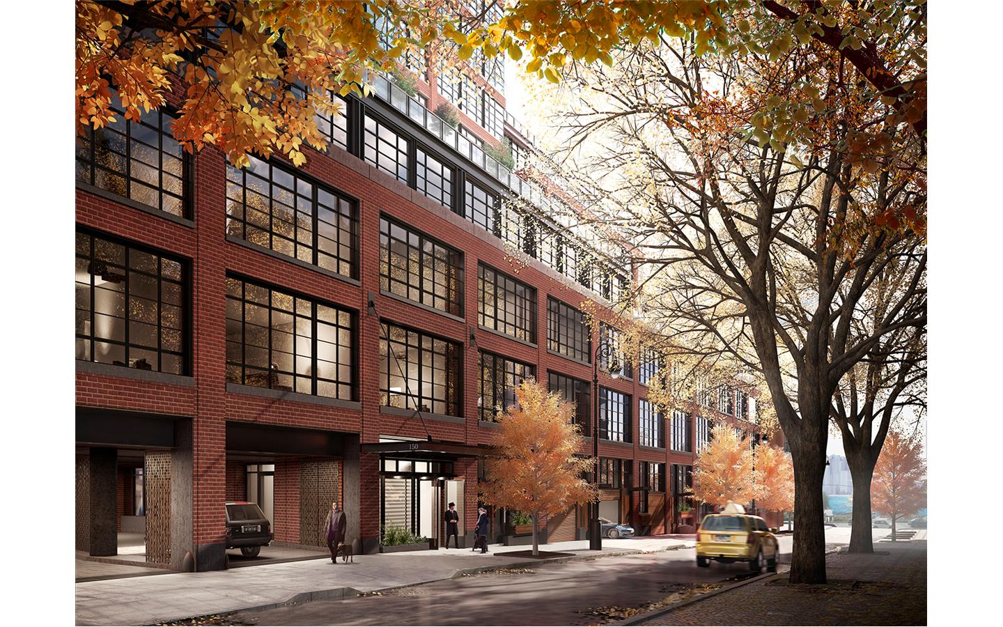 150 Charles Street, Unit 3BN Manhattan, NY 10014 - Photo 1 of 12 a front view of a building and car parked