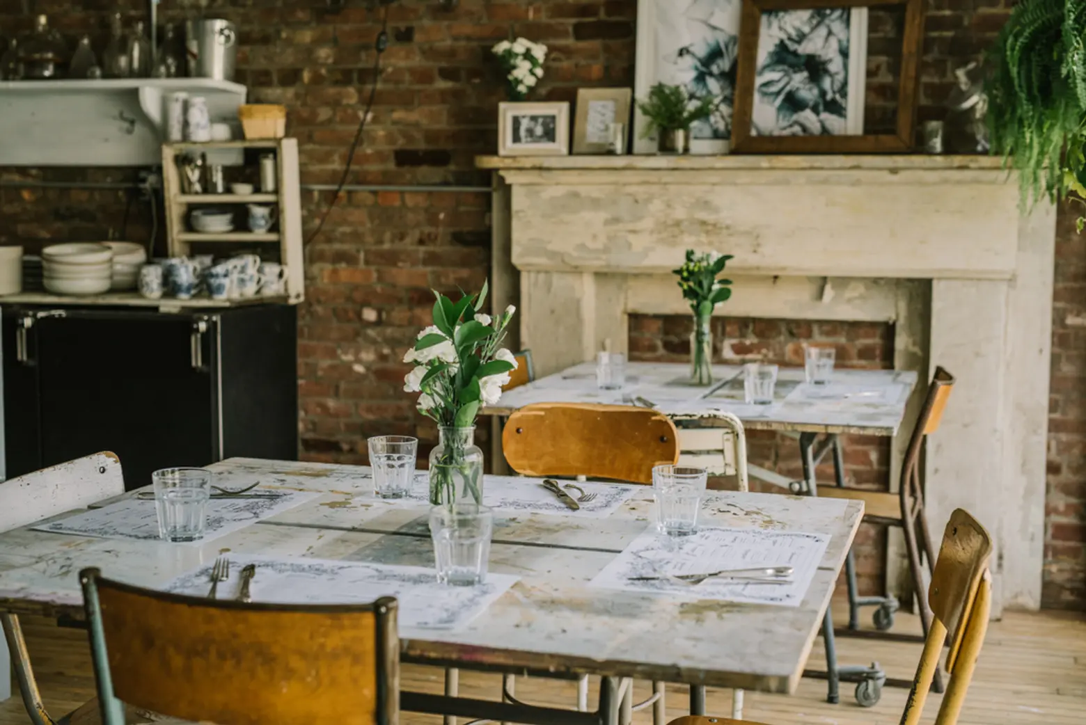 155 Noble Street, Unit 3 Brooklyn, NY 11222 - Photo 18 of 23 a dining table with chairs and wooden floor