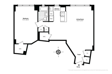 $1,299,000 | 2 Charlton Street, Unit 5A | Hudson Square