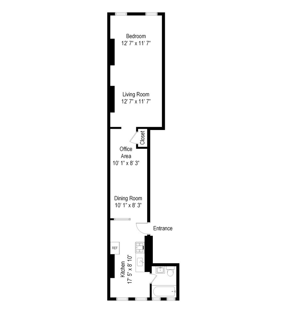 a picture of a bench in front of a white house