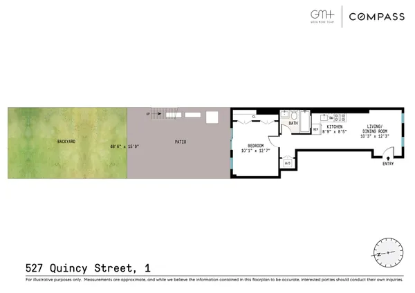 $3,050 | 527 Quincy Street, Unit 1 | Bedford-Stuyvesant