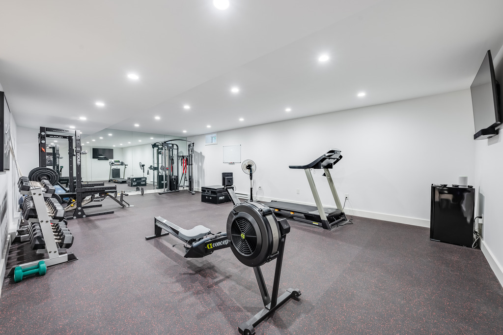 45 Washburn Avenue Needham, MA 02492 - Photo 18 of 23 a view of a room with gym equipment