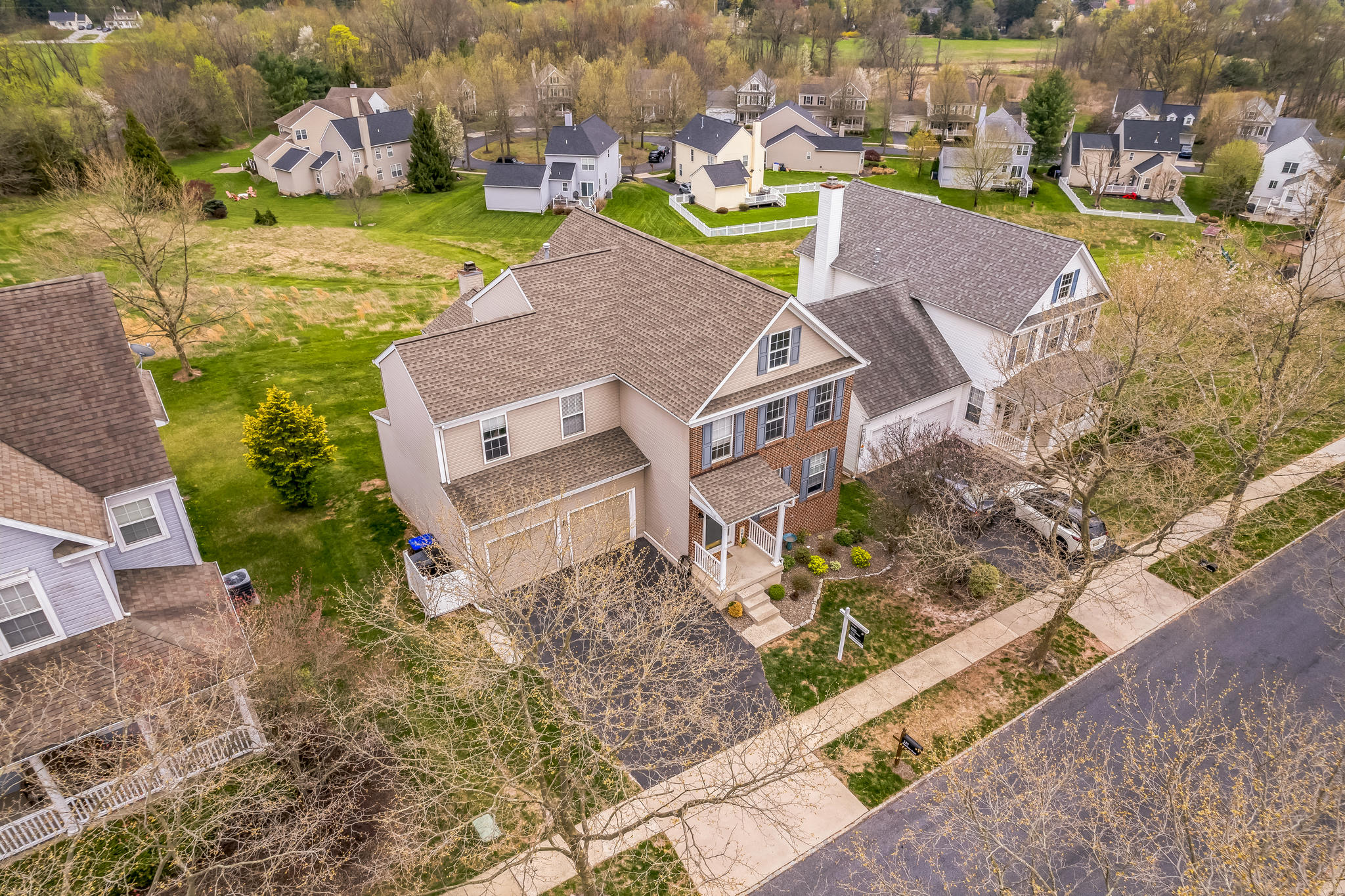 127 Hartman Road Pottstown, PA 19465 - Photo 37 of 42 an aerial view of a house with a ocean view