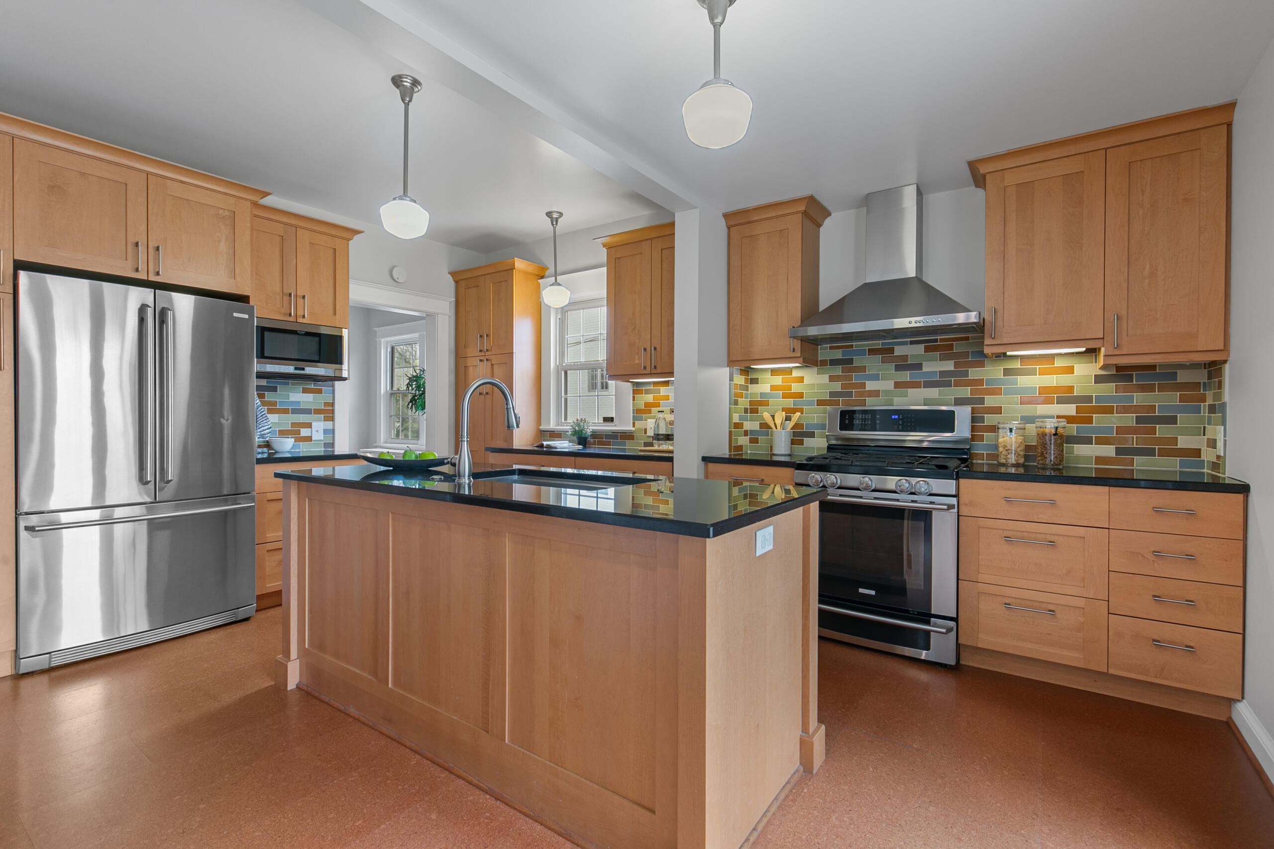 1908 Glen Ross Road Silver Spring, MD 20910 - Photo 21 of 63 a kitchen with stainless steel appliances a refrigerator sink and stove