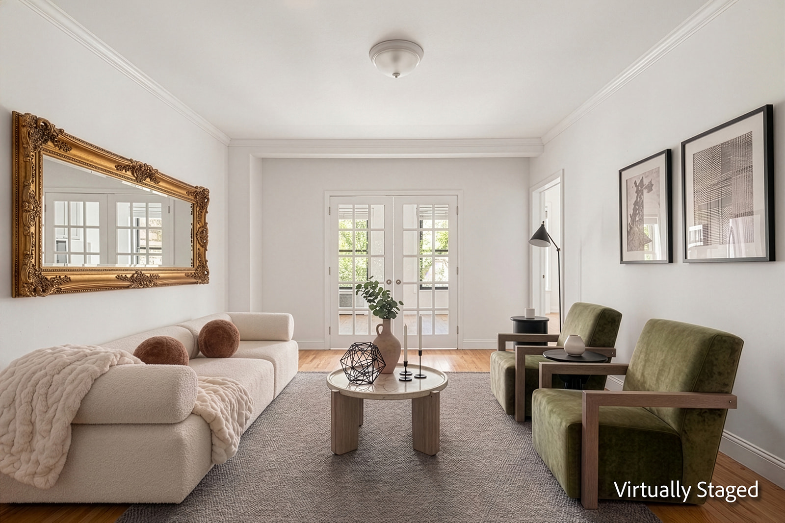 616 Carroll Street, Unit 2 Brooklyn, NY 11215 - Photo 2 of 15 a living room with furniture lamp and window