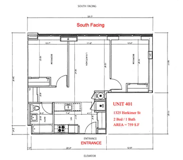$3,500 | 1325 Herkimer Street, Unit 401 | Bedford-Stuyvesant