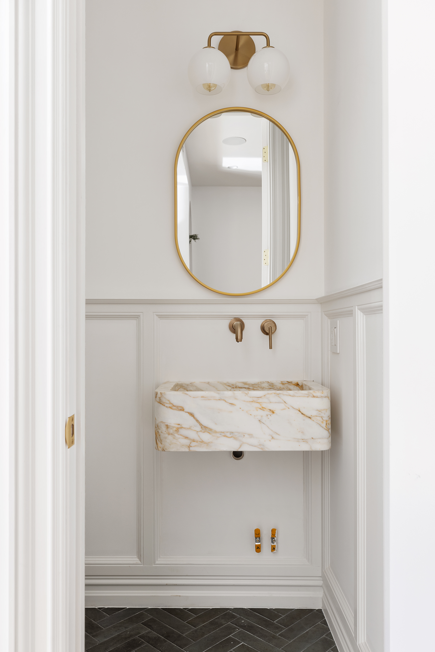 716 Decatur Street Brooklyn, NY 11233 - Photo 8 of 17 a bathroom with a sink and mirror