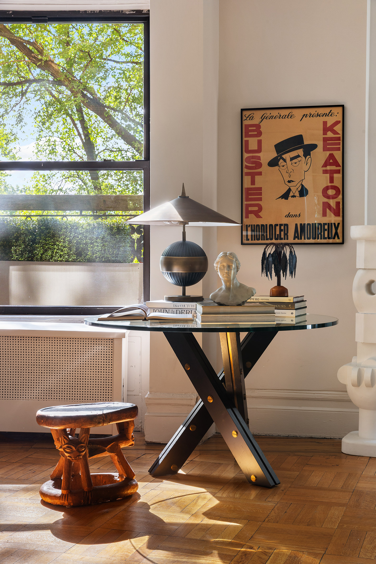 270 Riverside Drive, Unit 2C Manhattan, NY 10025 - Photo 3 of 22 a living room with a window and a table