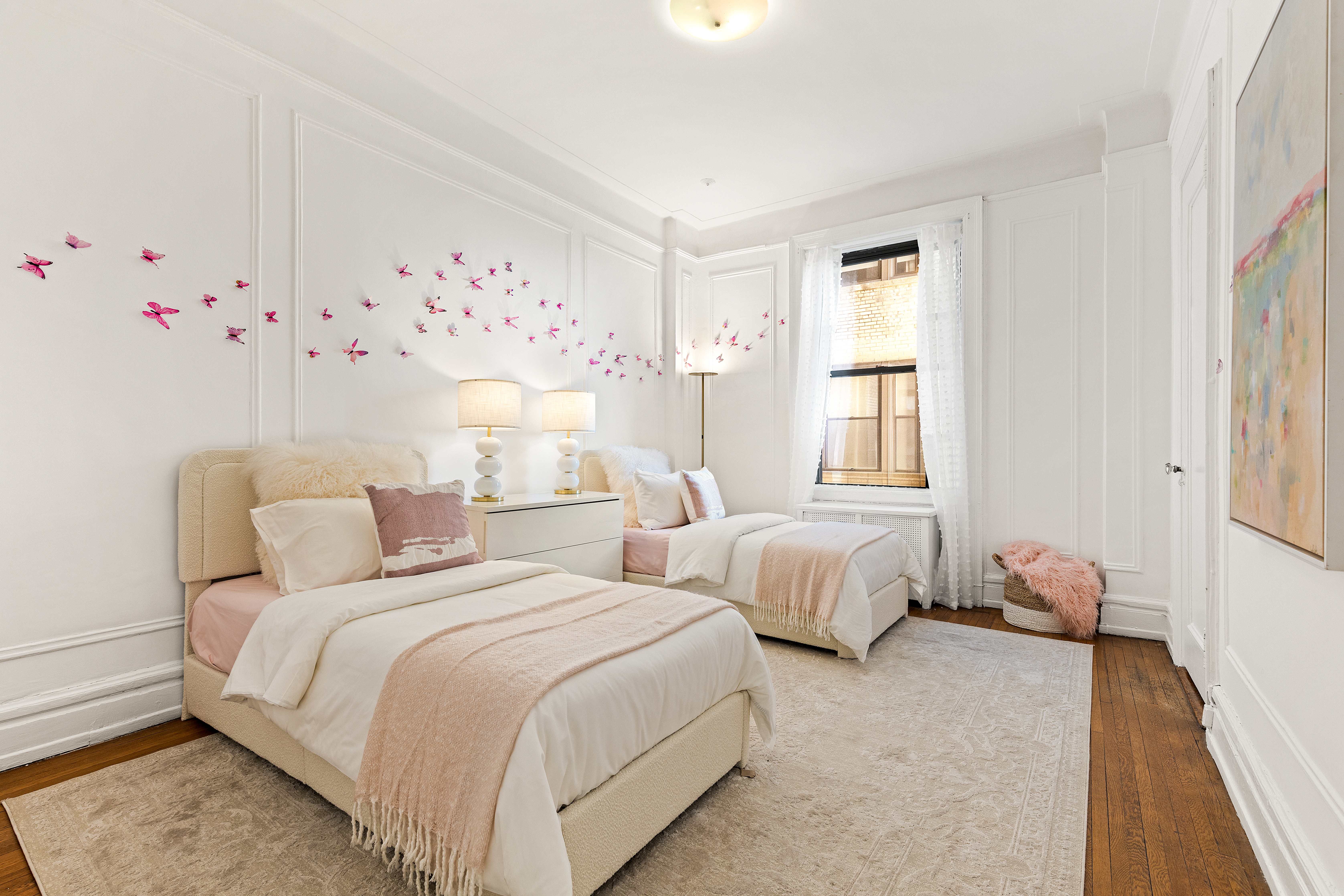 789 West End Avenue, Unit 10C Manhattan, NY 10025 - Photo 6 of 18 a bed room with two bed and a window